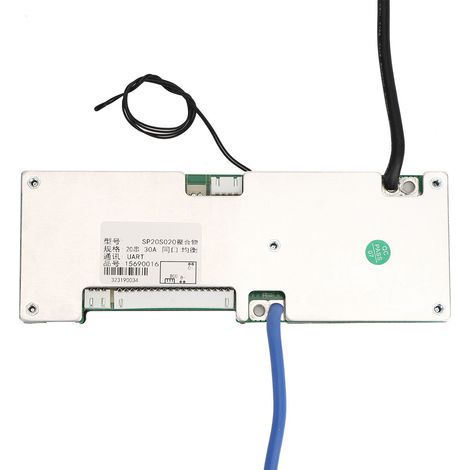 Carte de protection pour batterie lithium ternaire 16S 3,6 V/3,7 V avec fonction de communication UART 30 A (1/5)