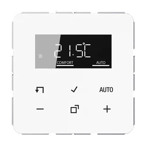 Jung LB-Management Set termostato ambiente, Serie CD, bianco alpino TR D CD 1790 WW