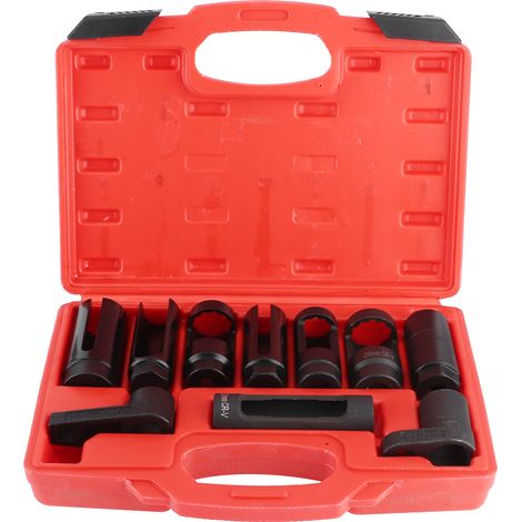 Kit 10 pièces clés à douille pour capteur d'oxygène et injecteur diesel, compatible Benz (1/5)