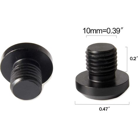 4 pièces moto aluminium CNC M10 x 1.25 miroirs trou bouchons bancaires vis de remplacement pour Yamaha FZ-07 MT-07 SUZUKI (1/5)