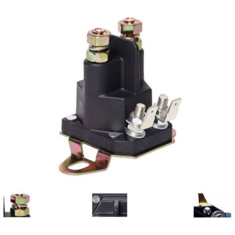 ALLIANDISRelais Solénoïde Demarreur Compatible avec Briggs & Stratton Hus-qvarna Poulan AYP 145673 146154 12V, (1/4)