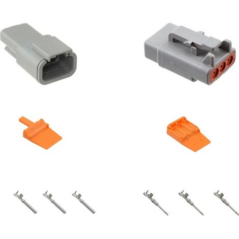 Kit Connecteurs Series DTM Mâle Femelle 3 Voies