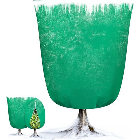Protection pour plantes - 1 pièce - 140 x 200 cm - Protection contre le gel - Protection hivernale - Sac pour plantes en pot (1/5)