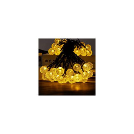 Solar-Lichterkette für den Außenbereich – 22 m, 20° LED-Solar-Lichterkette, IP65 wasserdicht, 8 Modi, Solar- und USB-fähig, für Garten, Gartenpartys, Weihnachten, Feiern mit Fernbedienung, warmweiß – (1/4)