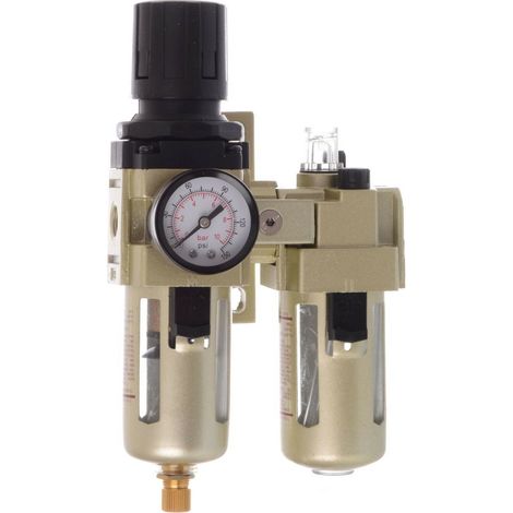 Filtre déshydrateur-lubrificateur pneumatique 1/4 pouce POUR compresseur (1/5)