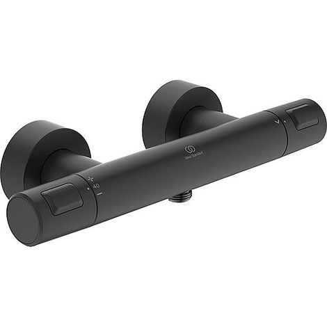 Aufputz-Brausethermostat Ideal Standard Ceratherm T25, schwarz matt - A7201XG