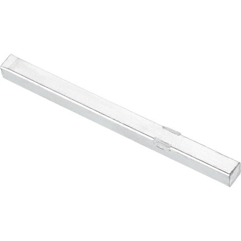 poignée de porte intérieure, poignée porte coulissante de 100 mm de Long, Pièces de Rechange de Verrou de Porte en Fer pour la Plupart des Types de Poignées de Porte, Argent (1/5)