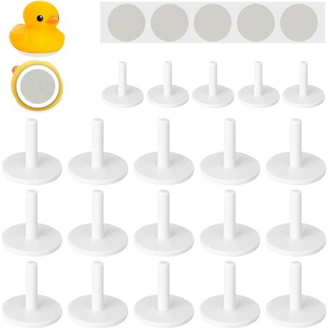 20 manchons blancs en plastique pour bouchons bec de canard (1/3)