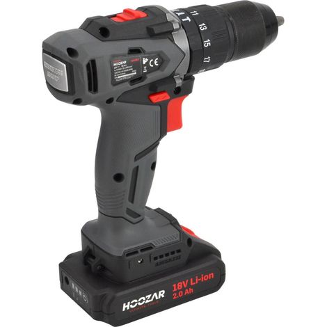 Hoozar wkrętarka bezszczotkowa 18v 2x2.0ah 45 n.m. cd20bl (1/4)
