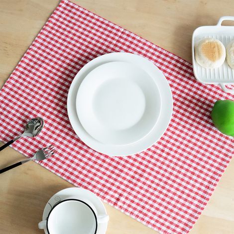 Torchon Cuisine (Set de 3) - 40x60 cm - Torchon à Carreaux Design Retro - pour Sécher la Vaisselle et Les Mains - Multicolore (1/5)