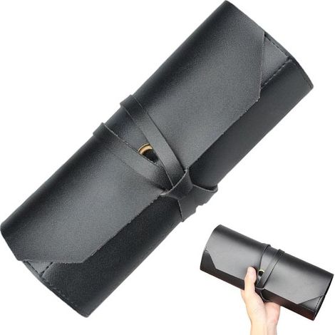Bolsa enrollable para herramientas con 10 compartimentos: organizador de herramientas portátil, organizador de herramientas para el taller (1/4)