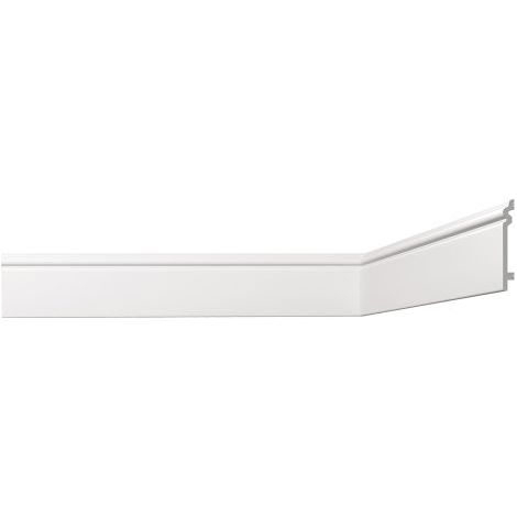 BATTISCOPA DECORATIVO SERIE 'LUXSTYL' mod. 'L12515' - mm 15 x 125 x 2 mt 11 PZ
