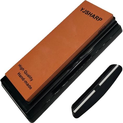 Set di pietre per affilare, grana 1200, base antiscivolo, set da 3 pezzi, 180x60x15 mm (1/2)