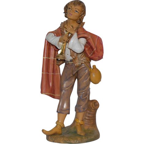 SUONATORE DI PIFFERO 30CM IN RESINA