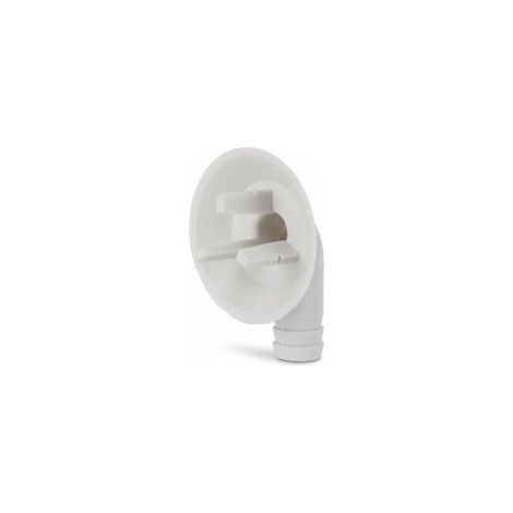 Buse de vidange de climatisation, buse de vidange coudée de climatisation dispositif extérieur connecteur de tuyau d'eau vidange accessoires pour l'entretien de la réparation du climatiseur (1/5)
