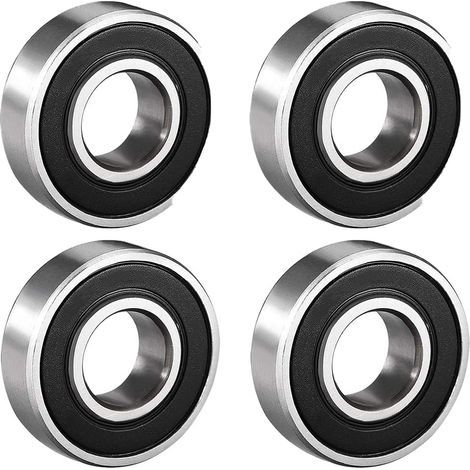 roulements à billes étanches doubles 6001-2RS 12 mm x 28 mm x 8 mm en acier au carbone Z1 DE (1/5)