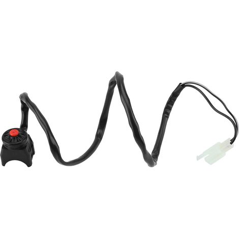 Interrupteur universel coupe-circuit avertisseur sonore bouton arrêt guidon 22 mm pour moto scooter (1/5)