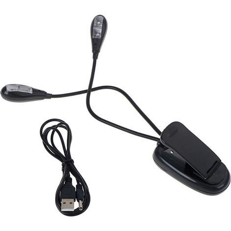 Lampe de Lecture à Clipser pour Pupitre LED, dans le Lit, 2 (1/5)