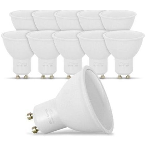 Lot de 10 Ampoules LED GU10 5W eq. 40W 4000K Blanc Naturel (1/5)