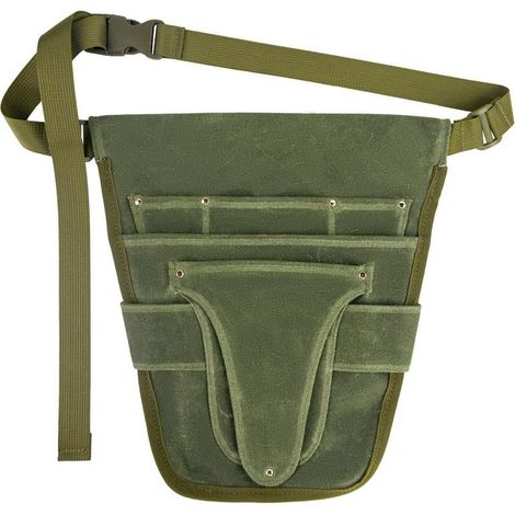 Ceinture à outils de jardinage pratique — Petite pochette multi-poches robuste pour jardiniers et jardinières (1/3)