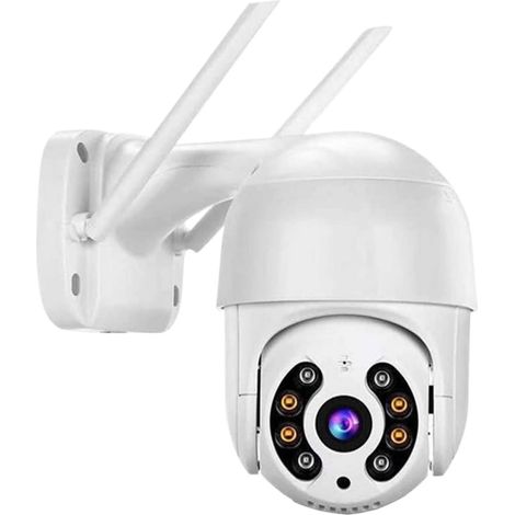 Caméra de sécurité à Domicile 8MP 4K IP Camera 5MP Speed Dome Auto Tracking PTZ Camera Smart Home Outdoor Wireless Camera Surveillance Monitor(3MP NO SD Card) (1/5)