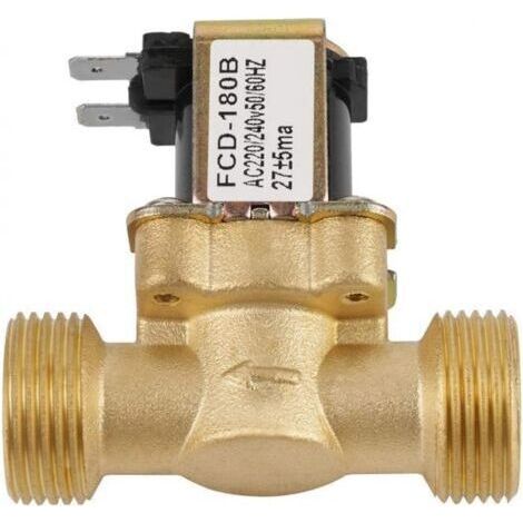 Electrovanne bidirectionnelle G3/4 N/C Tension 220-240V Laiton résistant à l'humidité Plage de pression 0,02-0,8 MPa - FCD-180B (1/5)