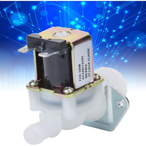 Connecteur en plastique unidirectionnel pour électrovanne 3/4 po, usage domestique 220 V (1/5)