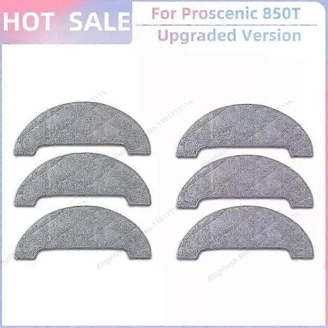 Pièces de rechange compatibles pour aspirateur robot Proscenic 850T : rouleau, couvercle de brosse principale, filtre HEPA, chiffon de nettoyagecSET I (1/4)