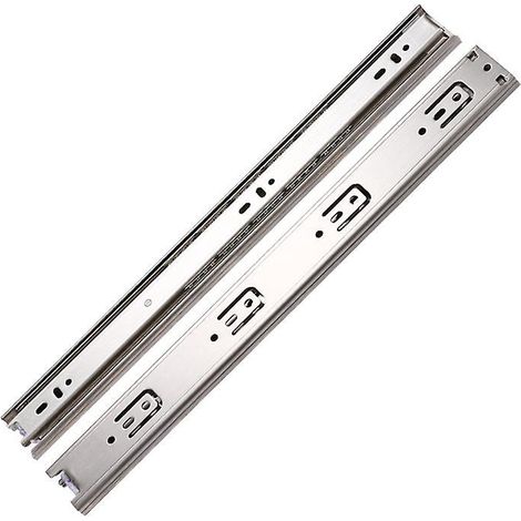 1 Paire (2 Pices)glissires Pour Tiroirs 250 Mm Coulisse  Billes Tiroir Extension Complte Capacit De Charge Robuste De 45 Kg (1/5)