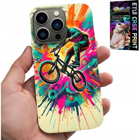 Funda para iPhone 16 PRO MAX - Bicicletas BMX, trucos, deportes de competición + cristal (1/5)