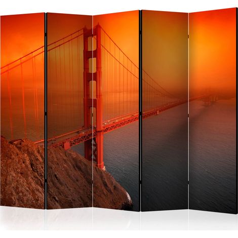 Paravento - Golden Gate Bridge II [Room Dividers] - 225x172 (1/4)