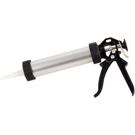 Lntyq Pistolet extrudeur en métal pour poches de mastic silicone, acrylique et colles polymère hybrides - poche de 600ml (1/5)