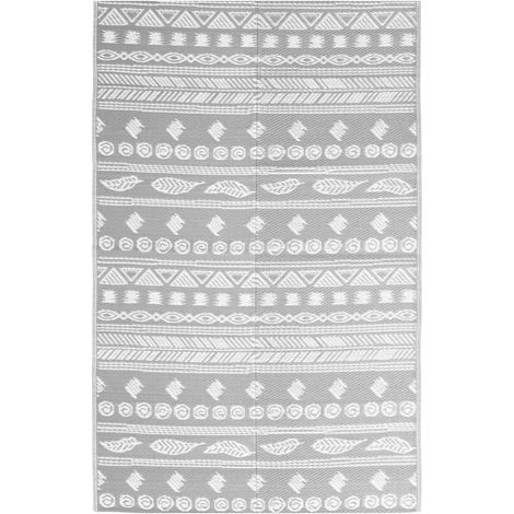 Maison Exclusive - Outdoor-Teppich ARAKIL Grau 120x180 cm PP