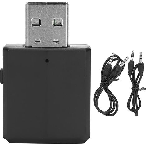 Émetteur-récepteur sans Fil Bluetooth 5.0 pour TV, PC, Lecteur MP3 et CD, avec Interface USB 3,5 Mm, Compatible avec Casque Bluetooth, Haut-Parleur et Voiture. (1/5)