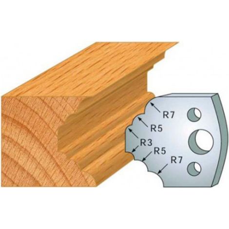 JEU DE 2 FERS PROFILES ACIER HT.40MM N°021 - 800.021 - LEMAN
