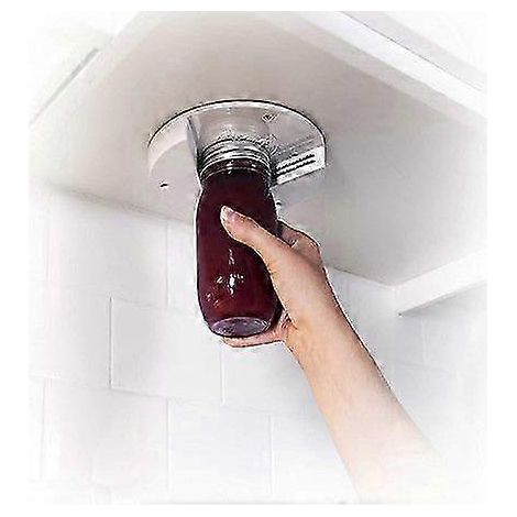 Ouvre-bocal sous meuble pour couvercles et bouteilles - outil pratique à dévisser facilement (1/5)