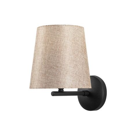 Aplique de pared, metal , crema, 18x22x26, casquillo E 27 Max 40 W