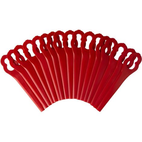 100Pcs PA6 Lames pour Coupe-Bordures Einhell GE-CT 18 Li, GC-CT 18/24 Li, BG-CT 18 Li, RG-CT 18 Li,Lames de Rechange Plastique pour Einhell sans Fil (1/5)