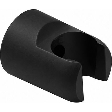 Supporto per doccetta a muro in ABS nero (1/4)