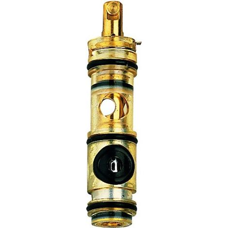 Grohe – Cartouche thermostatique chromée pour robinet Euromix/Ladylux – Compatible depuis 1974 – Finition beige chromée