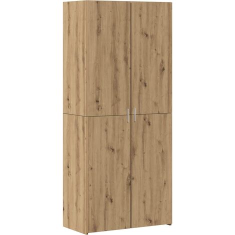 Highboard 2 pcs Artisan-Eiche 80 x 42 x 185 cm
