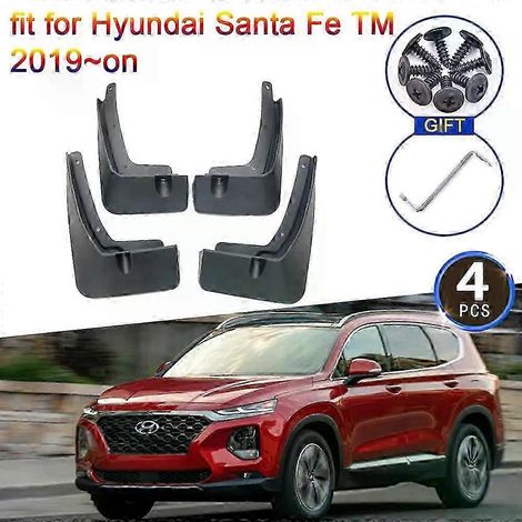 Garde-boue de haute qualité pour Hyundai Santa Fe TM 2019-2023, bavettes de protection pour ailes arrière et autres accessoires de style automobile (1/5)