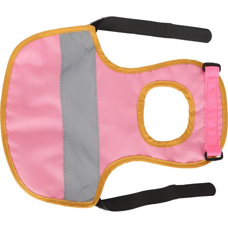 Gilet de protection pour plumes de poulet, gilet de sécurité réfléchissant pour canard, vêtements pour poulet rose (1/5)