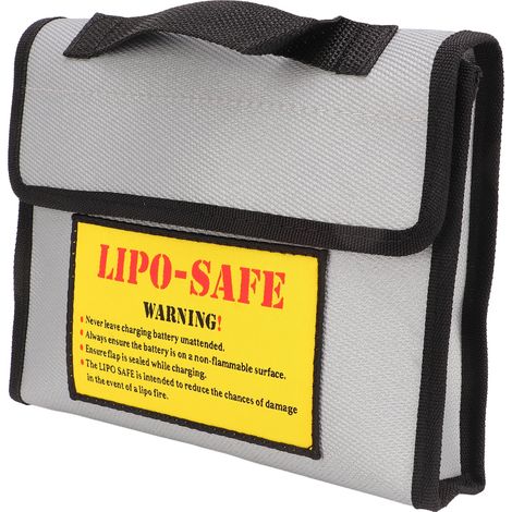 Sac de protection ignifugé et antidéflagrant pour batteries LiPo - Sac de protection écologique pour batteries LiPo (1/5)