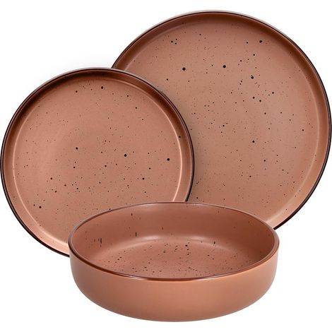 Tognana Bruges, Servizio piatti 18 pezzi per 6 persone per 6 persone, Stoneware, Terra (1/5)
