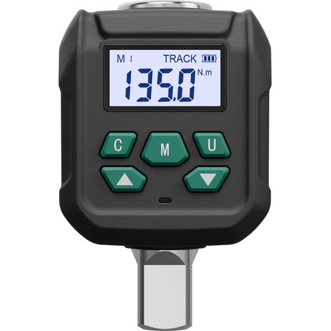 Digitaler Drehmomentschlüssel-Adapter, 1,3 cm (0,5 Zoll), Radfahrdrehmomentmessung, elektronischer Drehmomentadapter für genaue Drehmomentsteuerung