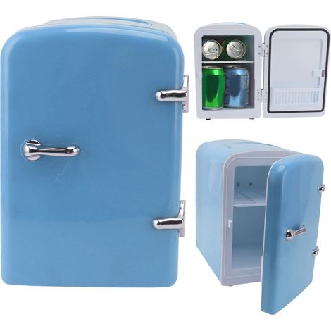 Mini Frigo 4L Portable Refroidisseur Chauffeur pour Soins Cosmétiques, Boissons et Aliments avec Adaptateur DC12V pour Voiture (1/4)