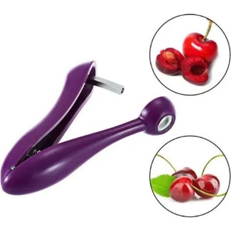 royaluxe -Denoyauteur pour Cerises, Dénoyauteur Olives, pour Enlever les Olives, les Cerises, les Dattes Rouges, (1/5)