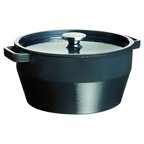 Pyrex Cocotte rotonda in ghisa grigia 28 cm 6,3 litri (1/4)