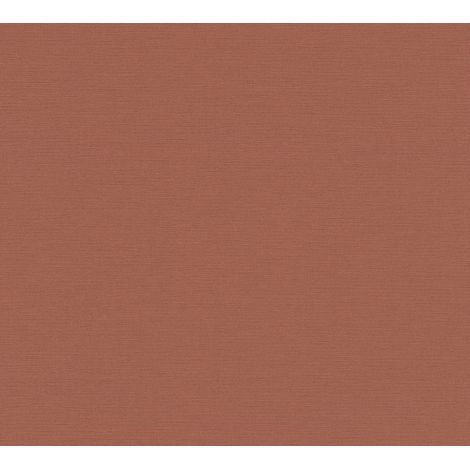 Papier peint uni rouge brun Tapisserie moderne texturée aspect textile Papier peint intissé tendance monochrome idéal chambre et salon (1/4)
